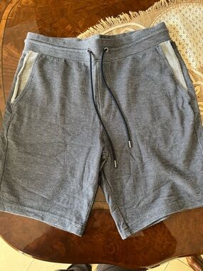 Michael Kors Men's Heathered Navy Drawstring Shorts